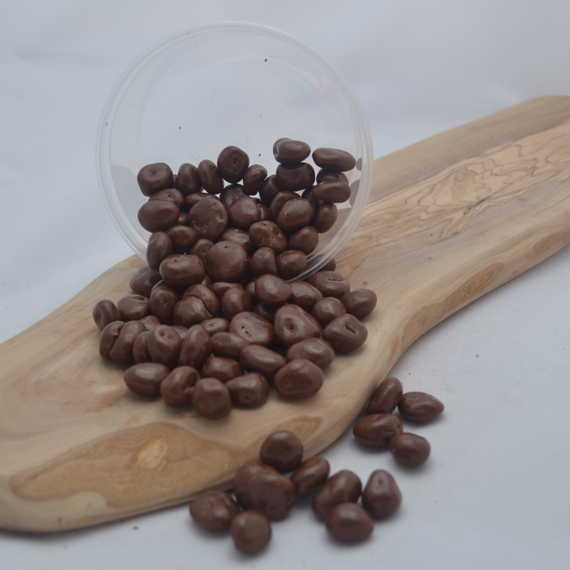 Chocolade rozijnen (225 gram)