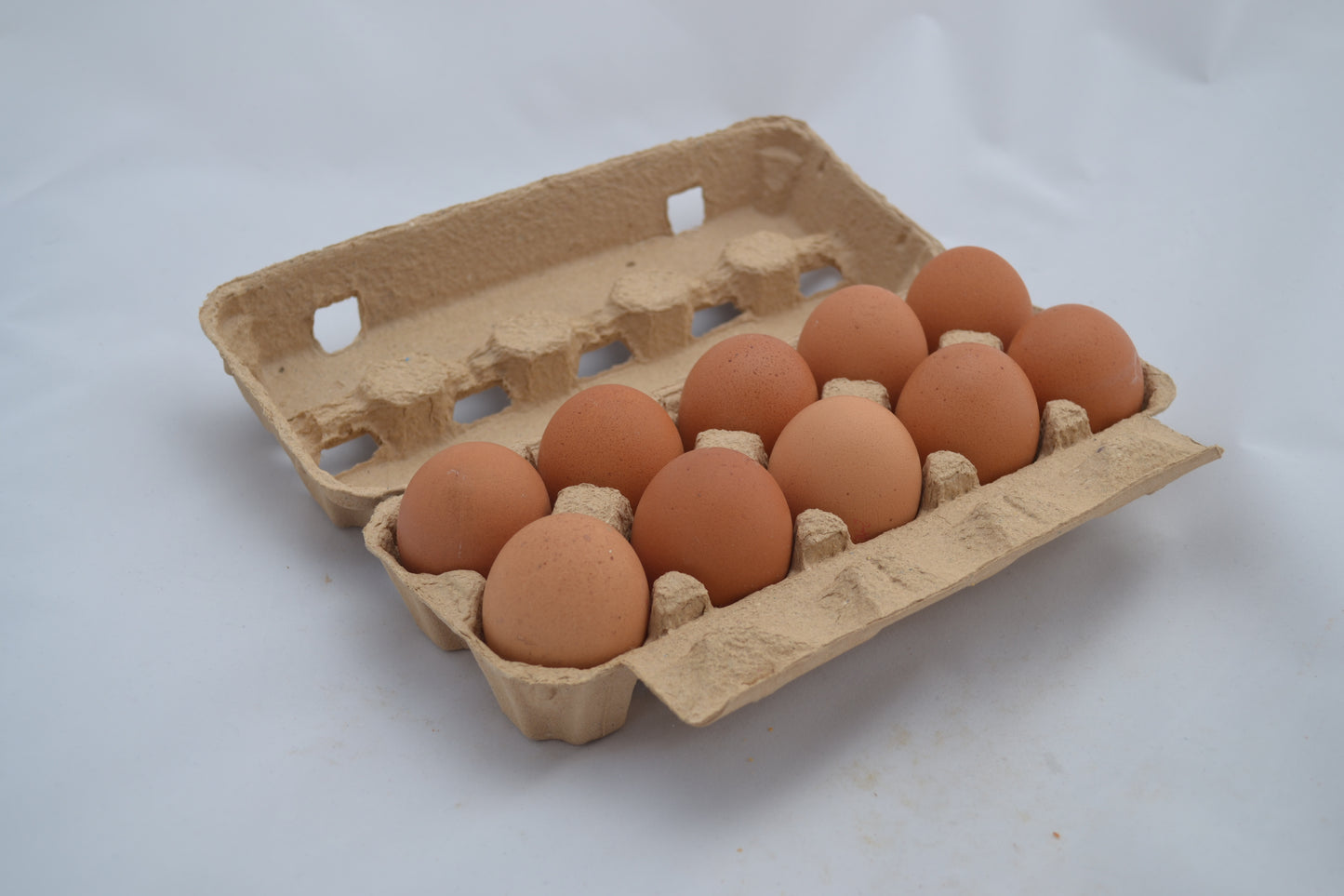 Scharrel eieren met dubbele dooier ( 10 stuks) - maat XL