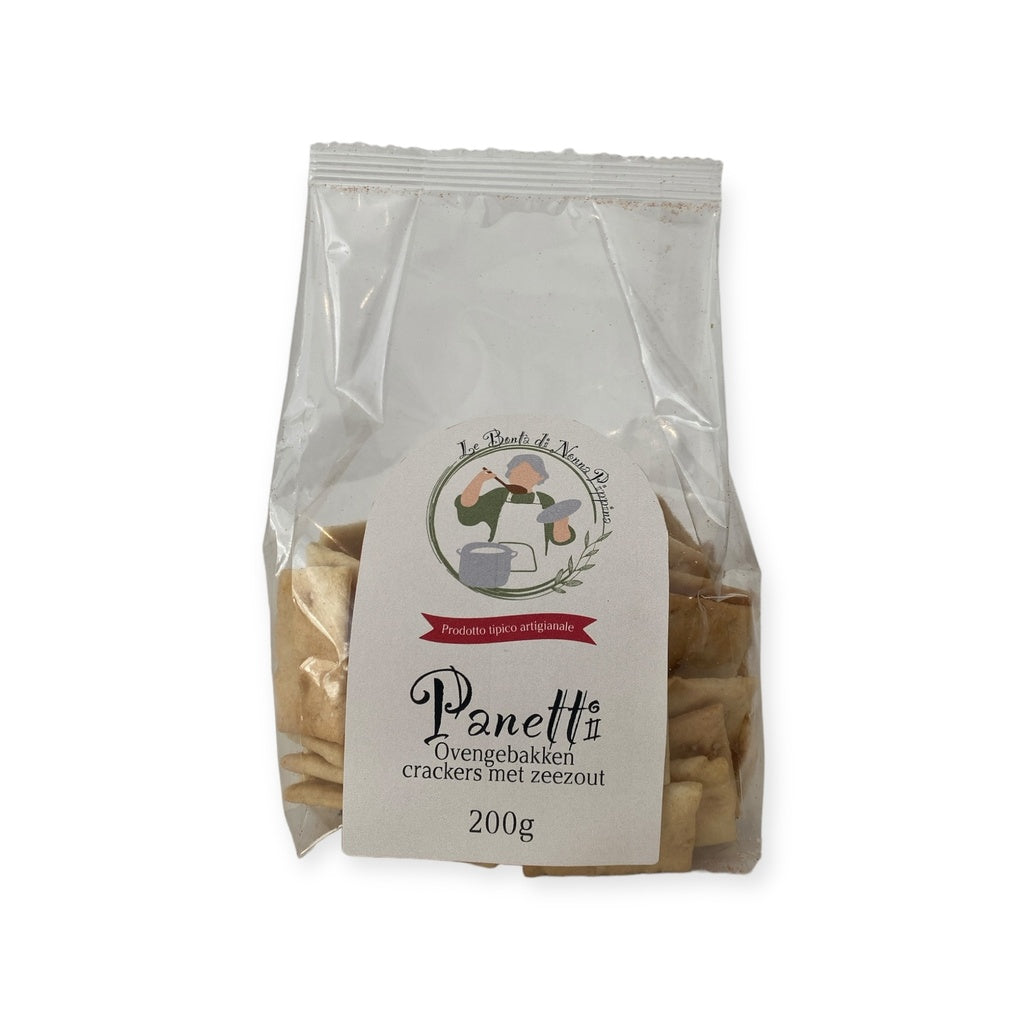 Panetti zeezout crackers (200 gram)
